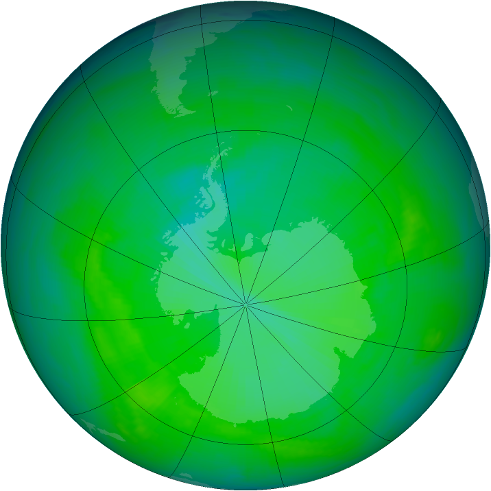 Ozone Map 1982-11-28